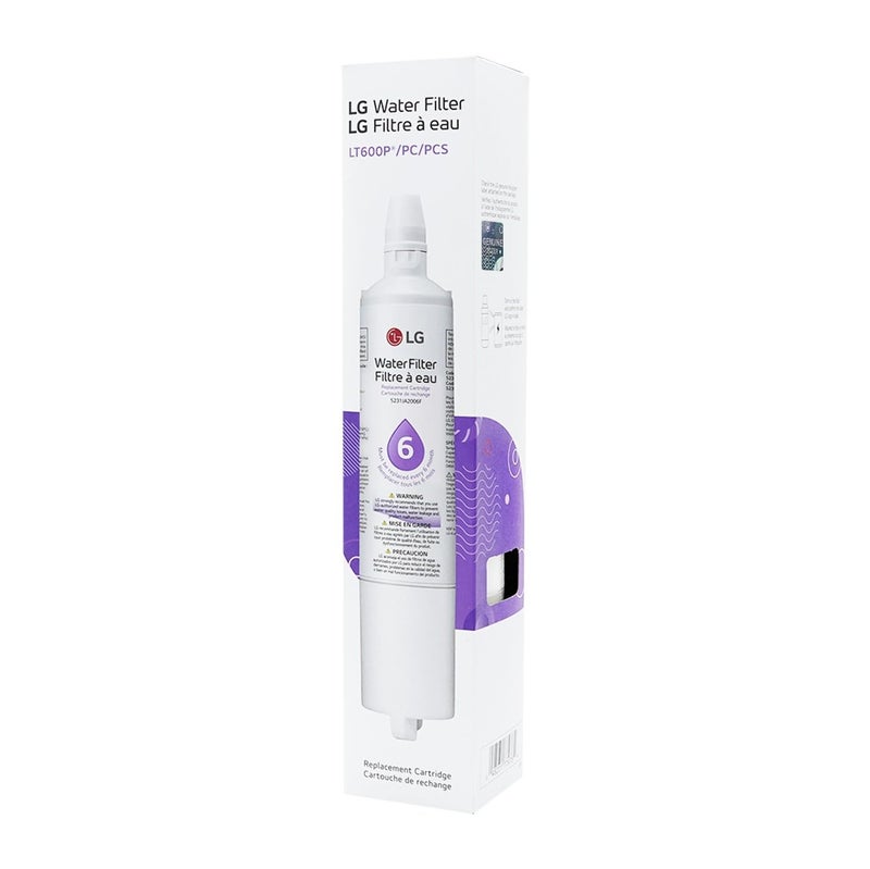 LG LT600P - 6 Month / 300 Gallon Capacity Replacement Refrigerator Water Filter (NSF42 and NSF53 5231JA2006A, 5231JA2006B, 5231JA2006F, or 5231JA2006F , White - Image 5
